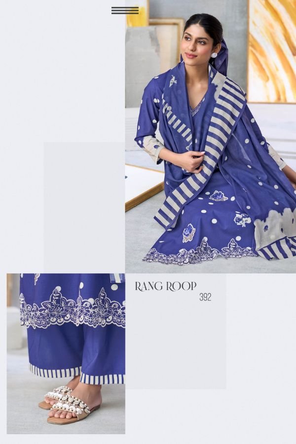 Sahiba Sarg Rang Roop Cotton Ladies Salwar Suit 392