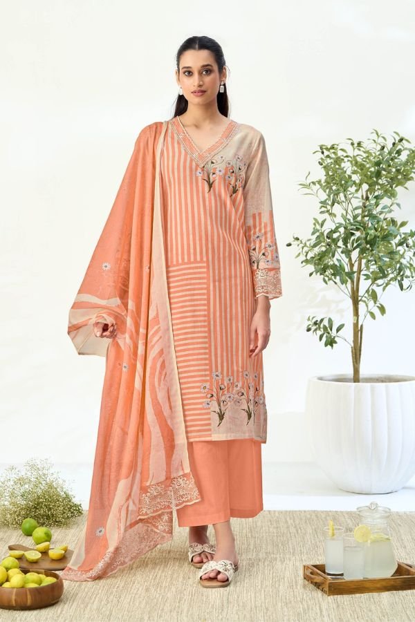 Sahiba TM Sunheri Dhoop Pure Mal Chanderi Ladies Suit 514