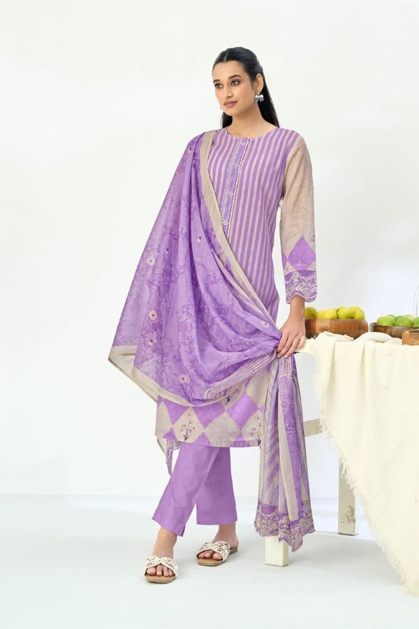 Sahiba TM Sunheri Dhoop Pure Mal Chanderi Ladies Suit 545