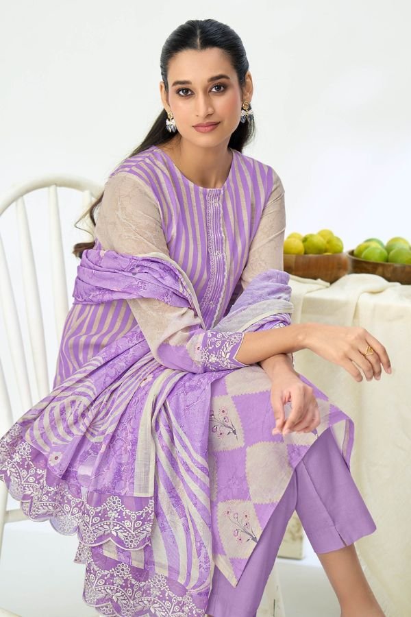 Sahiba TM Sunheri Dhoop Pure Mal Chanderi Ladies Suit 545