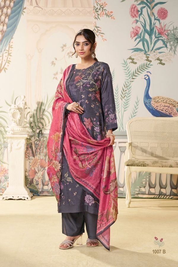 Shiddat Maris 1007 Muslin Salwar Suit 1007-B
