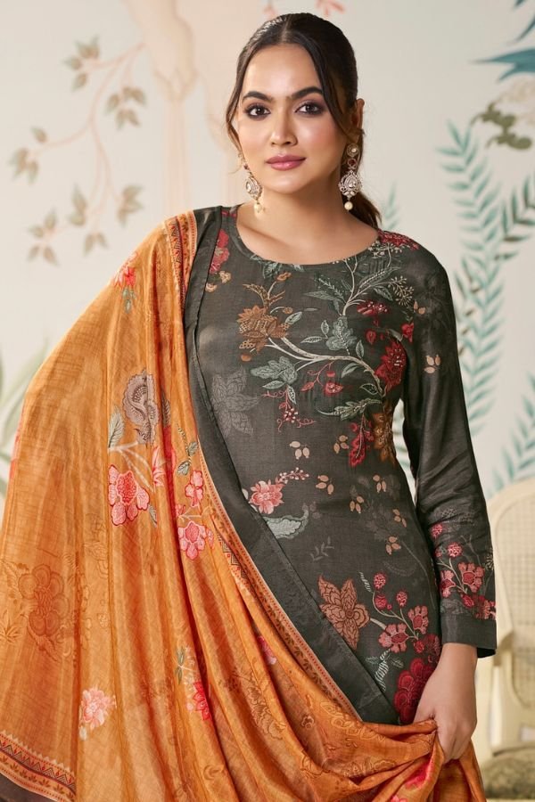 Shiddat Maris 1007 Muslin Salwar Suit 1007-A