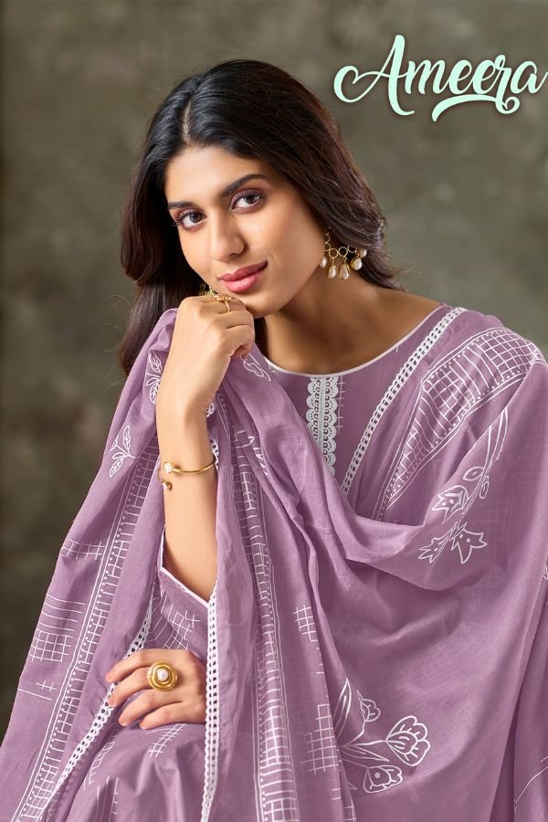 VP Ameera Lawn Cotton Ladies Salwar Suit 3503