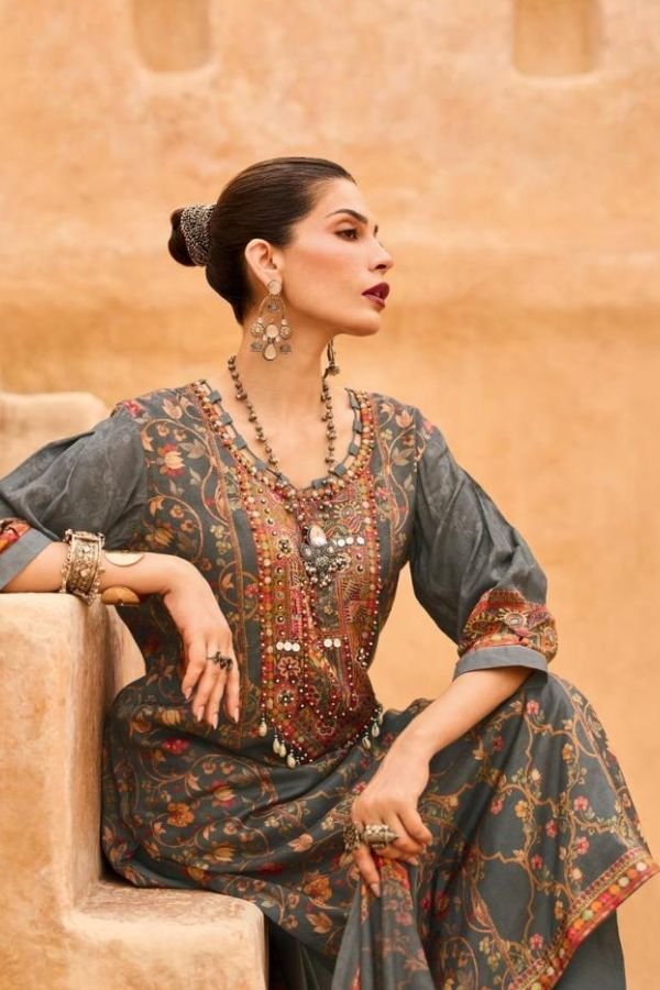 Varsha Fashion Earth Song Muslin Ladies Salwar Suit ES-03