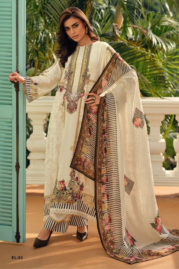 Varsha Fashion Elena 11 Muslin Ladies Salwar Suits EL-03