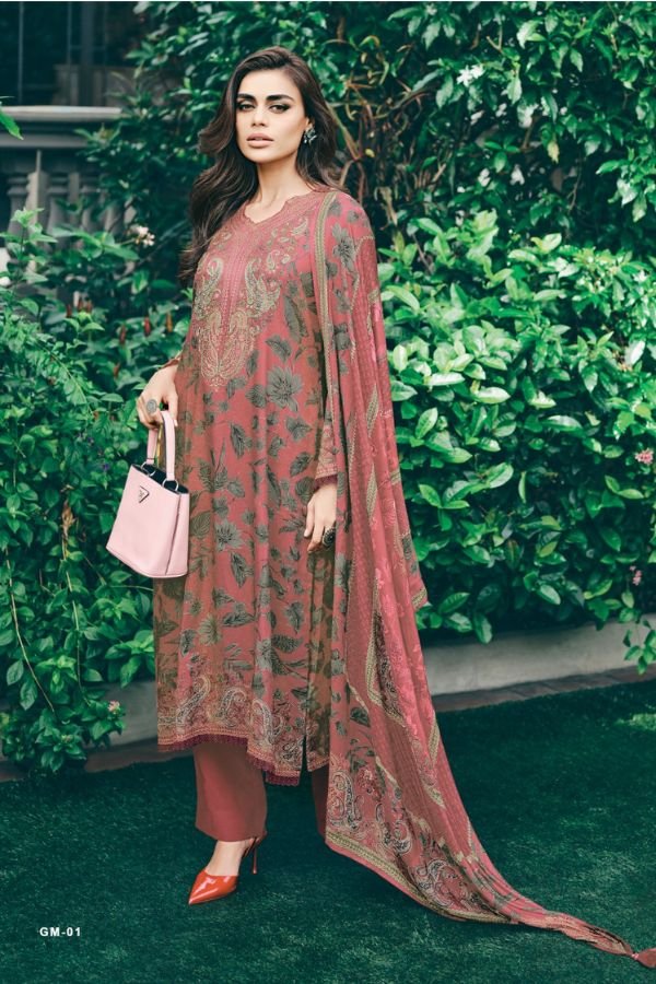 Varsha Fashion Gulmehr Shimmer Ladies Salwar Suit GM-01