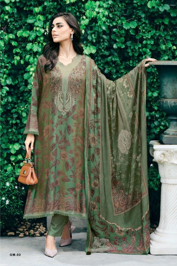 Varsha Fashion Gulmehr Shimmer Ladies Salwar Suit GM-02