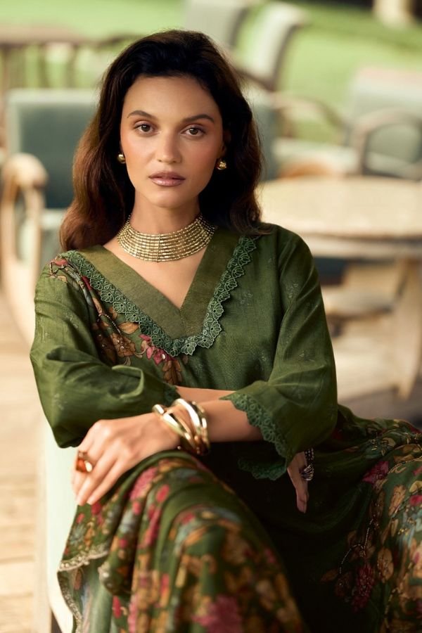 Varsha Fashion Ink Stories Muslin Ladies Salwar Suit IS-02