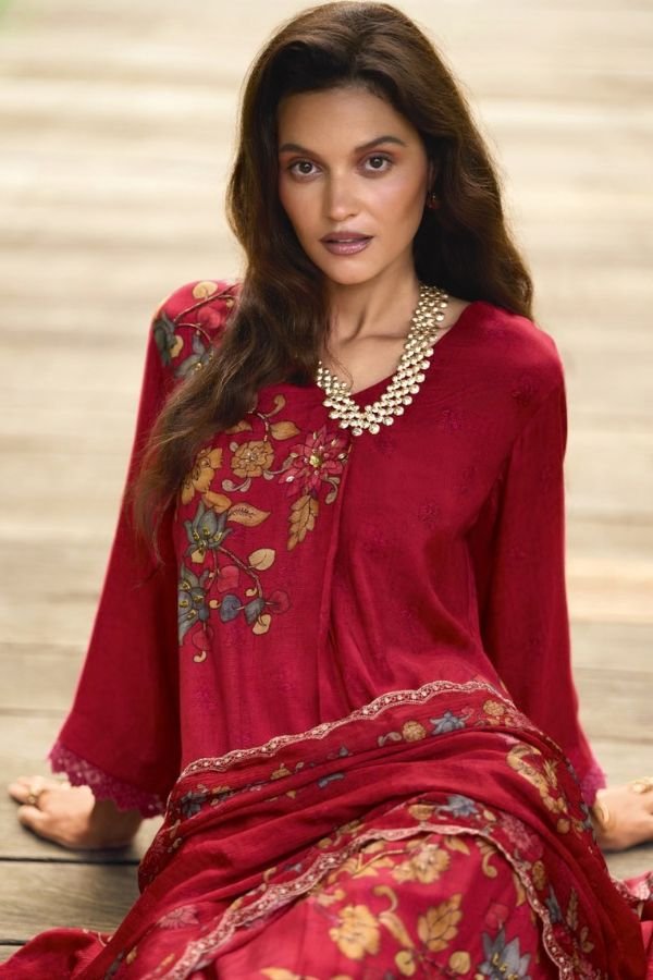 Varsha Fashion Ink Stories Muslin Ladies Salwar Suit IS-03