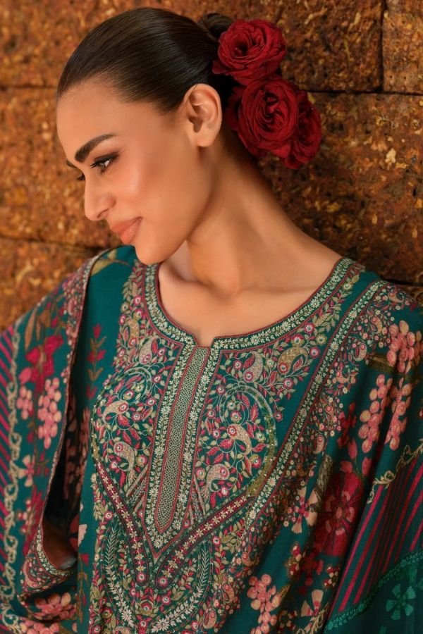 Varsha Fashion Itrh Silk Unstitched Ladies Suit ITRH-01