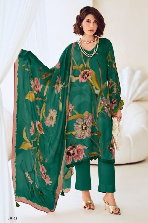 Varsha Fashion Jugunuma Muslin Ladies Salwar Suit JM-02