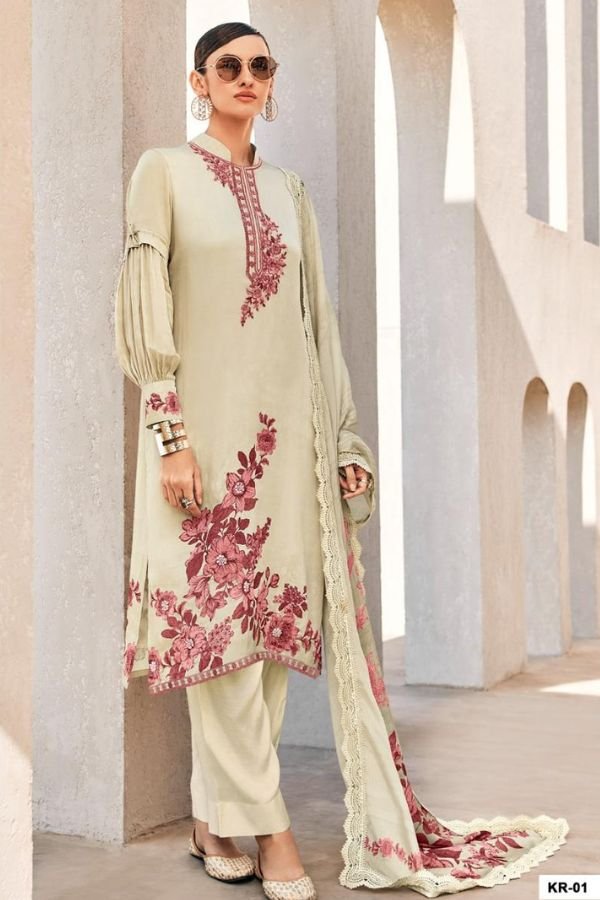 Varsha Fashion Kairo Muslin Ladies Salwar Suit KR-01