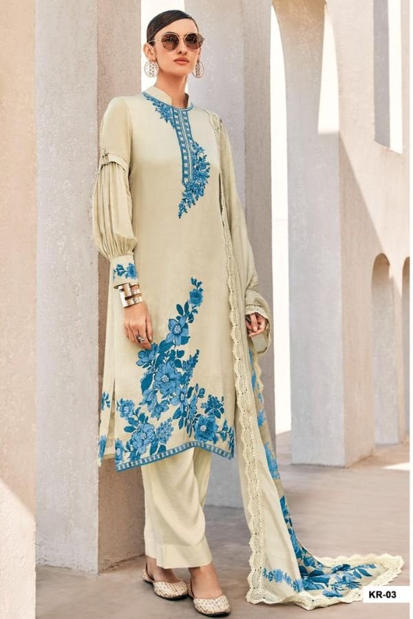 Varsha Fashion Kairo Muslin Ladies Salwar Suit KR-03
