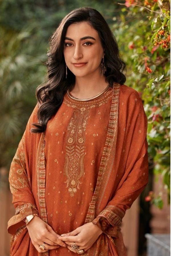 Varsha Fashion Mihra Silk Unstitched Ladies Suit MR-02