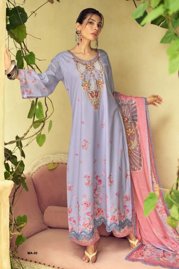 Varsha Fashion Morning Air Cotton Salwar Suit MR-02