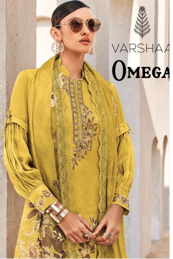 Varsha Fashion Omega Mal Chanderi Ladies Suit OG-03