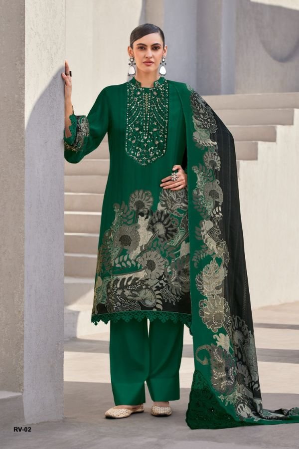 Varsha Fashion Rove Muslin Ladies Salwar Suit RV-02