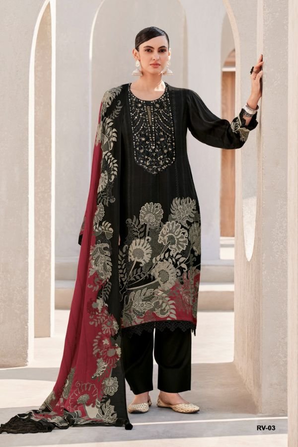 Varsha Fashion Rove Muslin Ladies Salwar Suit RV-03