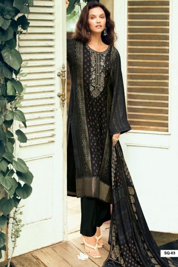 Varsha Fashion Samarqand Muslin Ladies Salwar Suit SQ-03