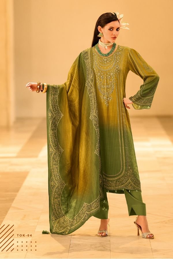 Varsha Fashion Two Of A Kind Vol 4 Muslin Ladies Suit TOK-04