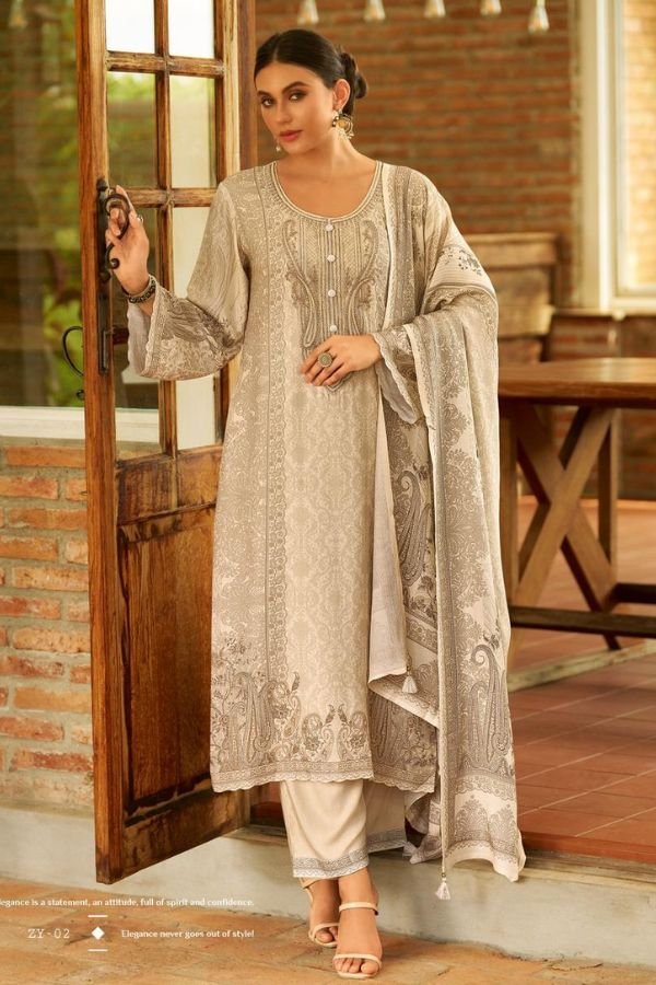 Varsha Fashion Zoey Muslin Ladies Suit ZY-02