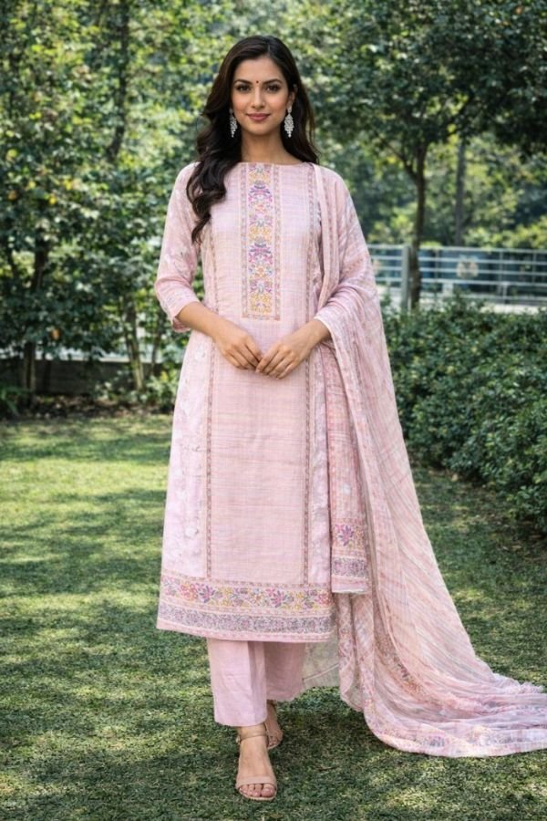 Yes Fab Rivisha Camric Unstitched Ladies Suit 1002