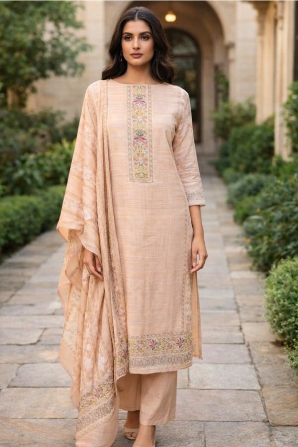 Yes Fab Rivisha Camric Unstitched Ladies Suit 1004