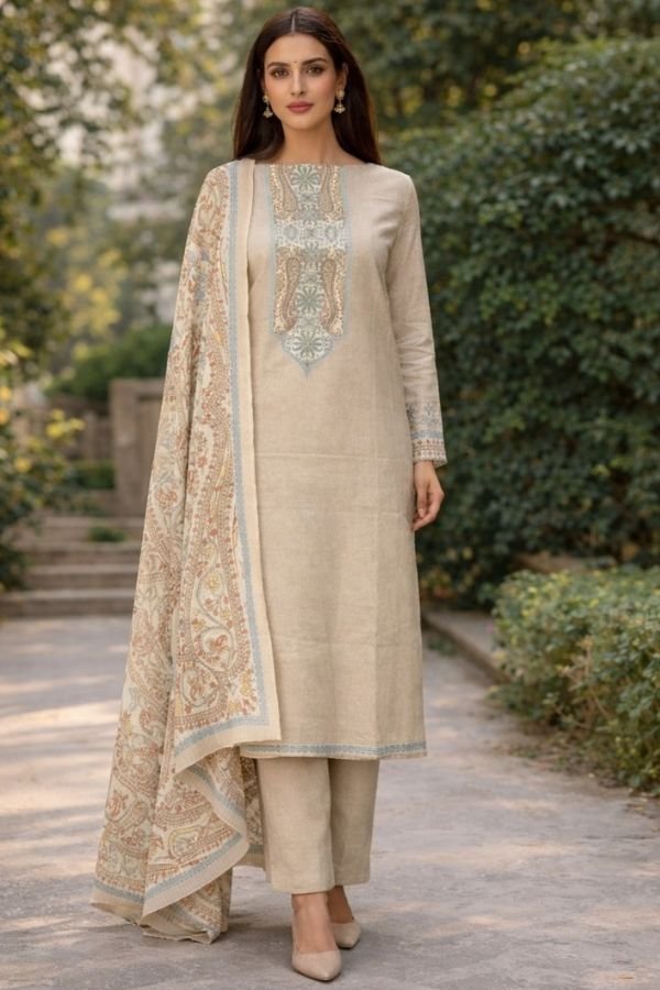 Yes Fab Suvi Camric Unstitched Ladies Suit 1002