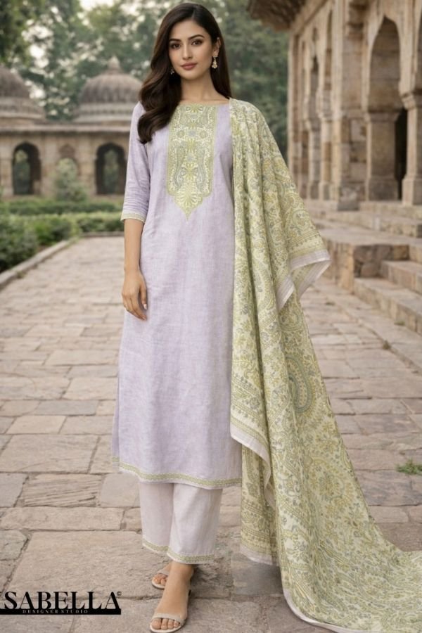 Yes Fab Suvi Camric Unstitched Ladies Suit 1003