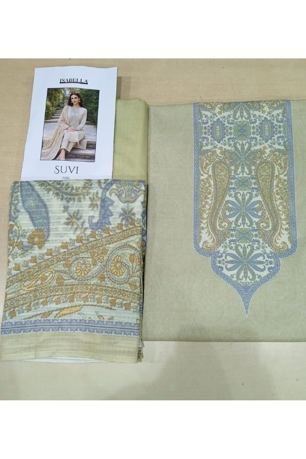 Yes Fab Suvi Camric Unstitched Ladies Suit 1002