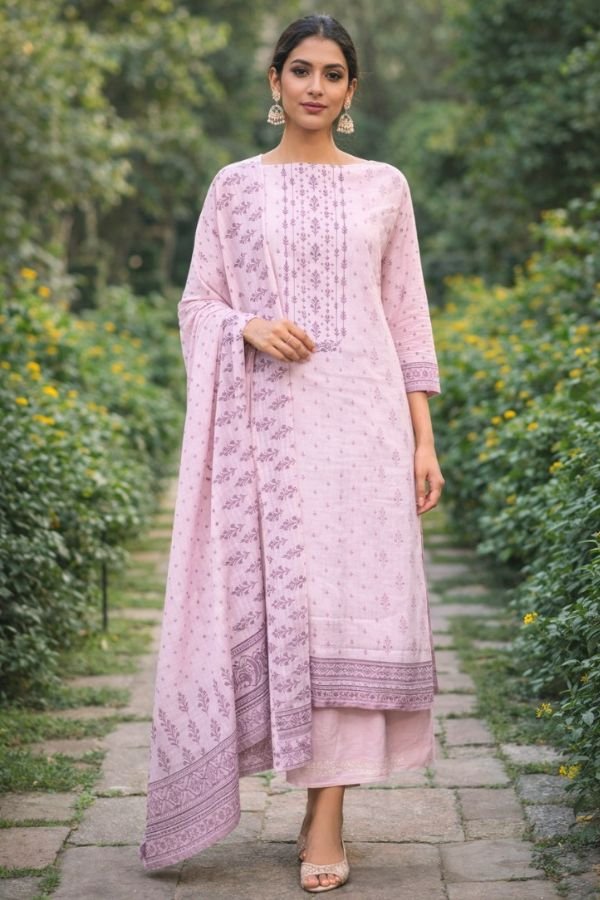 Yes Fab Tatvam Camric Unstitched Ladies Suit 1002