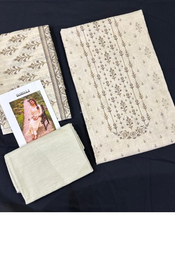 Yes Fab Tatvam Camric Unstitched Ladies Suit 1004