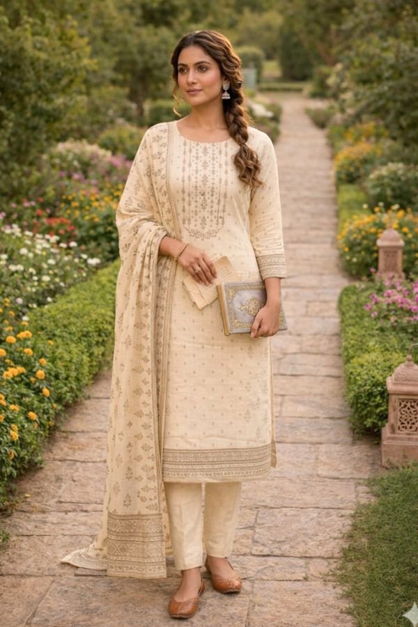 Yes Fab Tatvam Camric Unstitched Ladies Suit 1004