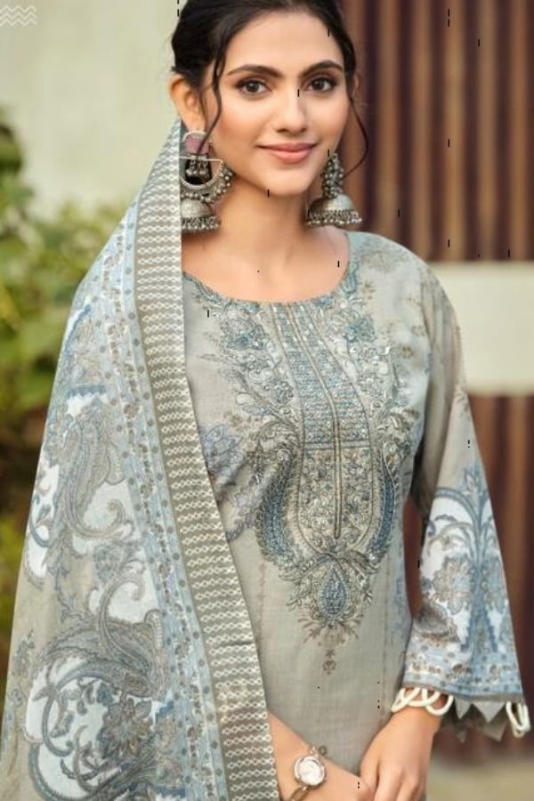 Zulfat Designer Studio Firdaus 2 Cotton Salwar Suit 723-001