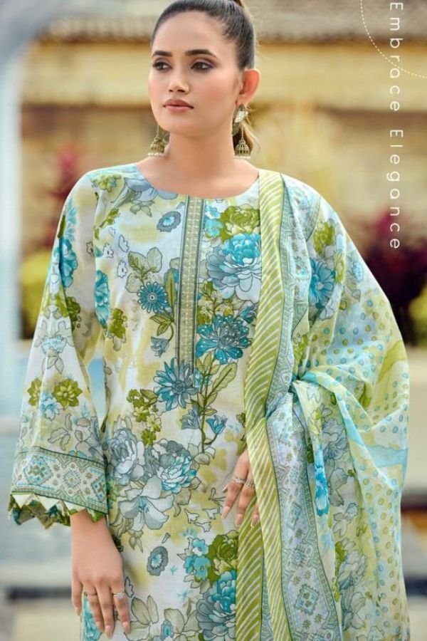 Zulfat Designer Studio Sana Safina 5 Cotton Suit 721-008