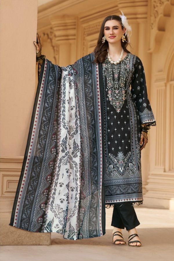 Belliza Designer Studio Naira 129 Pure Cotton Suit 941-002