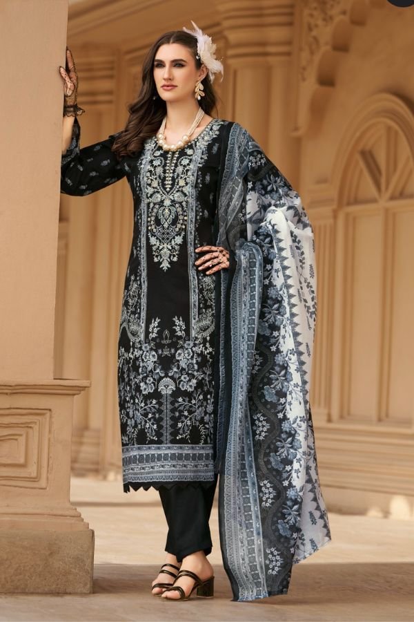 Belliza Designer Studio Naira 129 Pure Cotton Suit 941-004