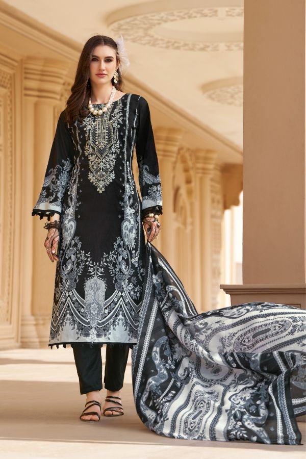 Belliza Designer Studio Naira 129 Pure Cotton Suit 941-007