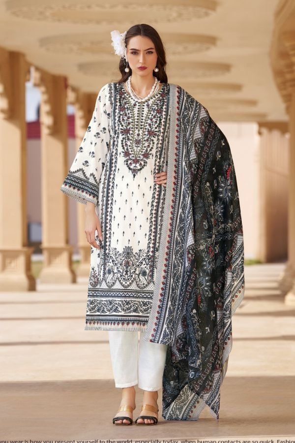 Belliza Designer Studio Naira 129 Pure Cotton Suit 941-008