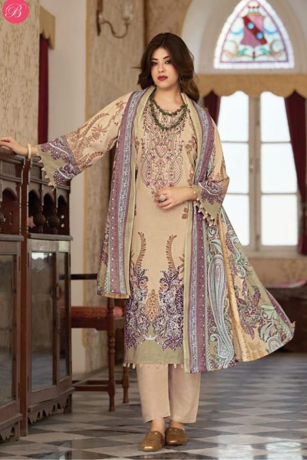 Belliza Designer Studio Naira 139 Pure Cotton Suit 972-001