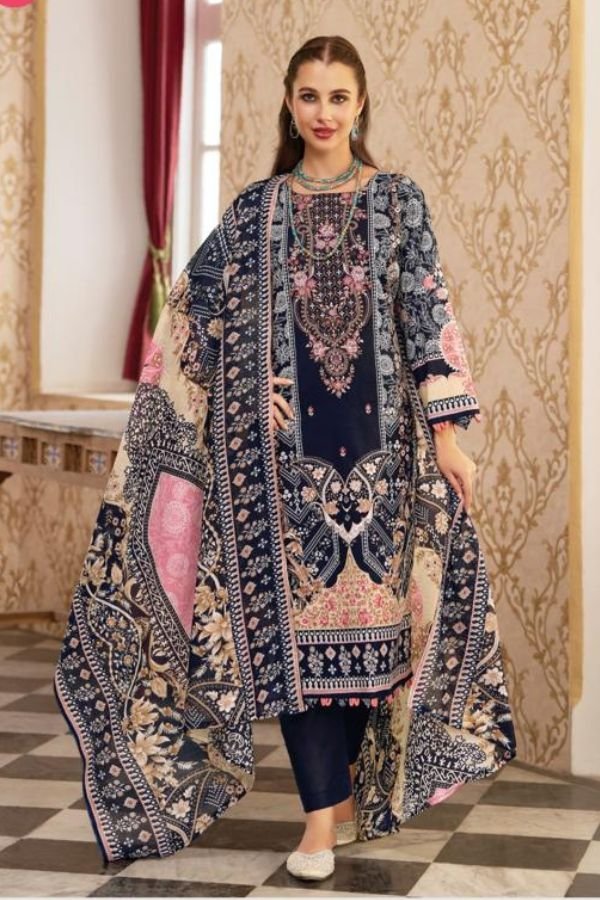 Belliza Designer Studio Naira 139 Pure Cotton Suit 972-002