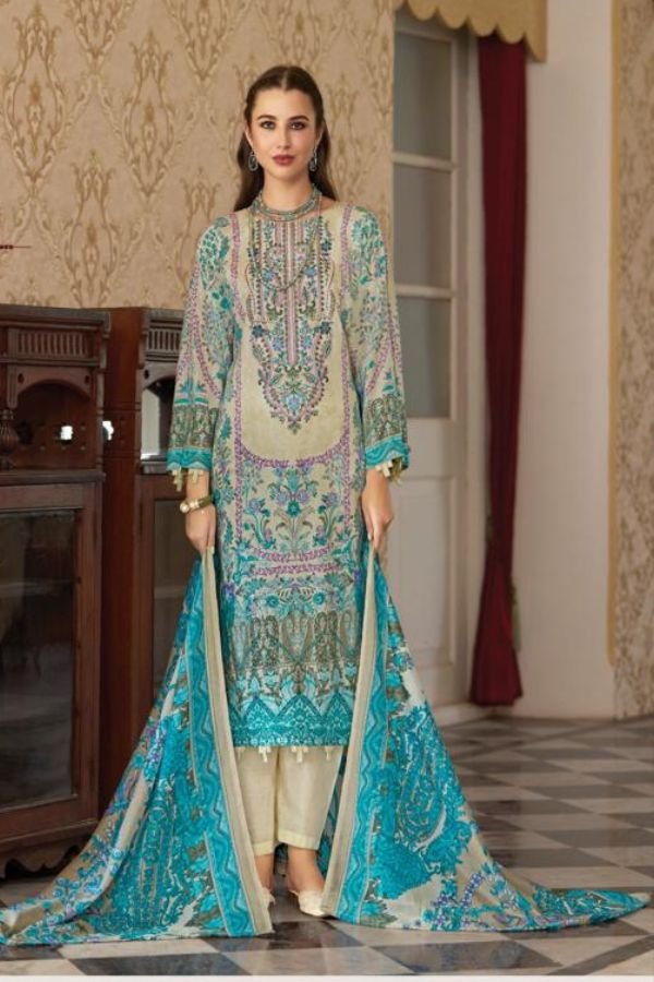 Belliza Designer Studio Naira 139 Pure Cotton Suit 972-007