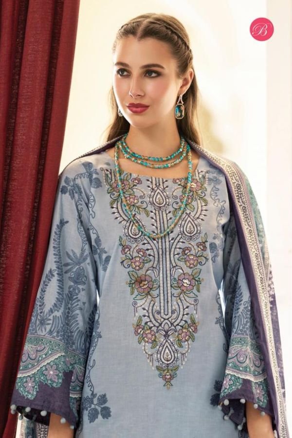 Belliza Designer Studio Naira 139 Pure Cotton Suit 972-005