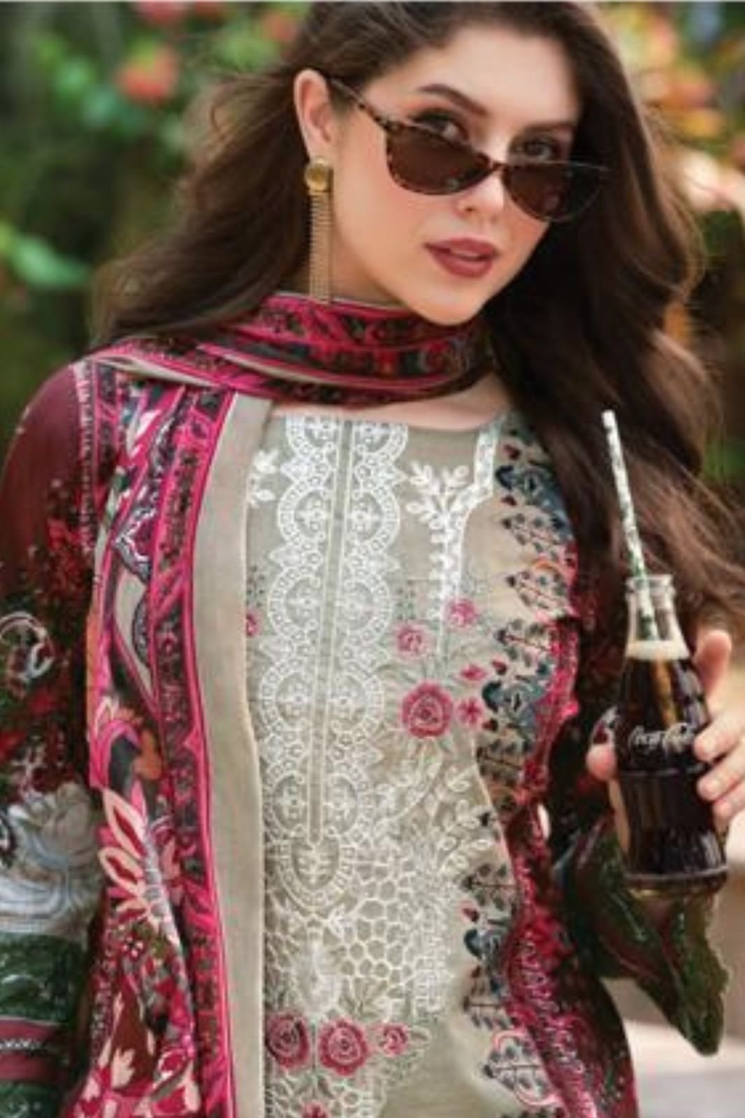 Belliza Designer Studio Naira 141 Pure Cotton Suit 977-004