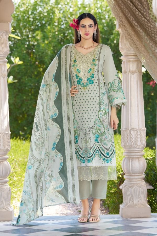 Belliza Designer Studio Safiya 2 Pure Cotton Suit 960-001