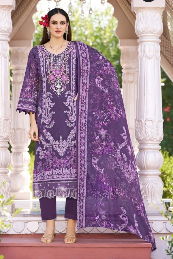 Belliza Designer Studio Safiya 2 Pure Cotton Suit 960-005