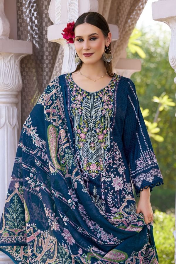 Belliza Designer Studio Safiya 2 Pure Cotton Suit 960-008