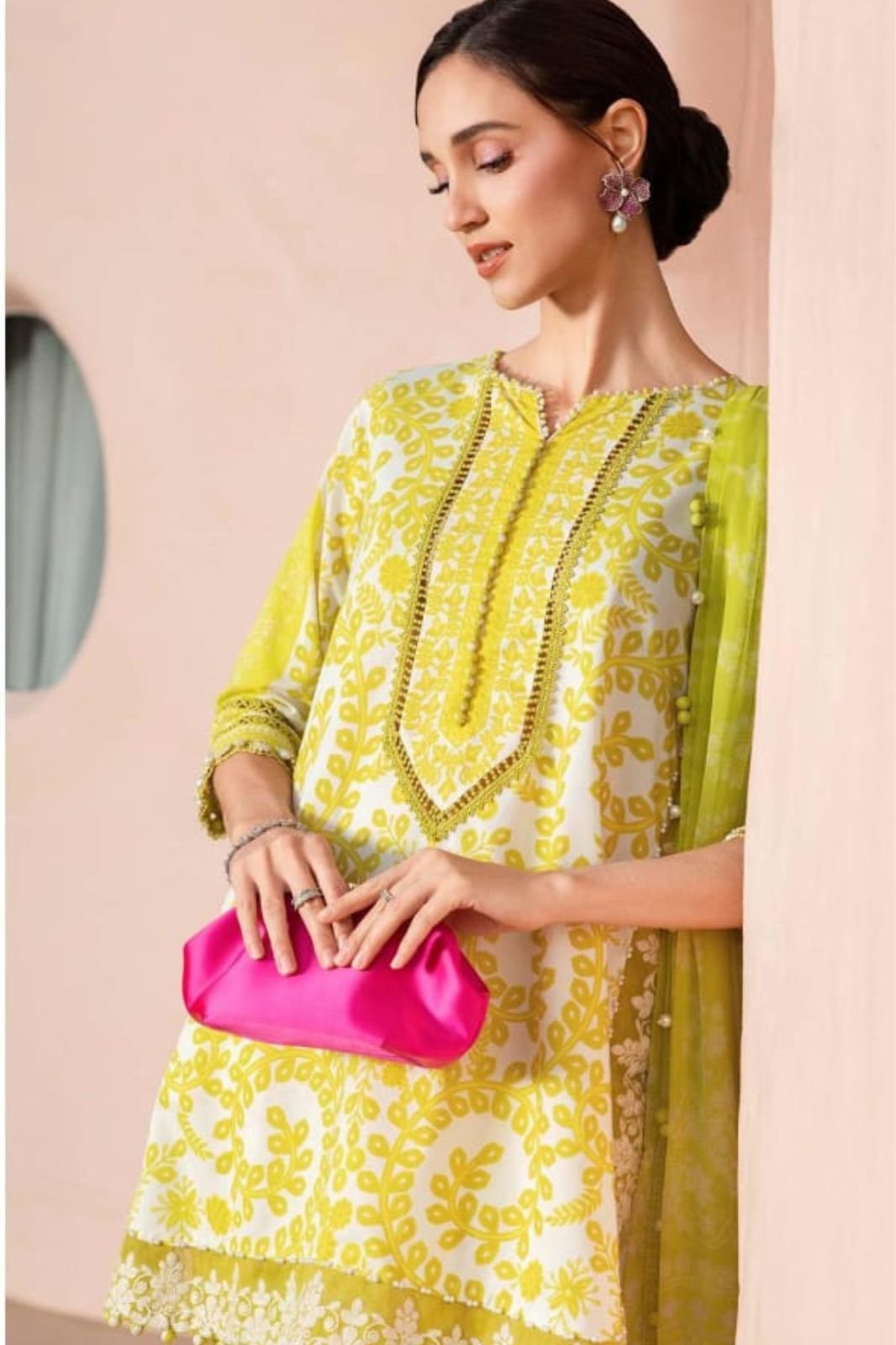 Deepsy Suits Maria B M Print 25 Cotton Salwar Suit 1162