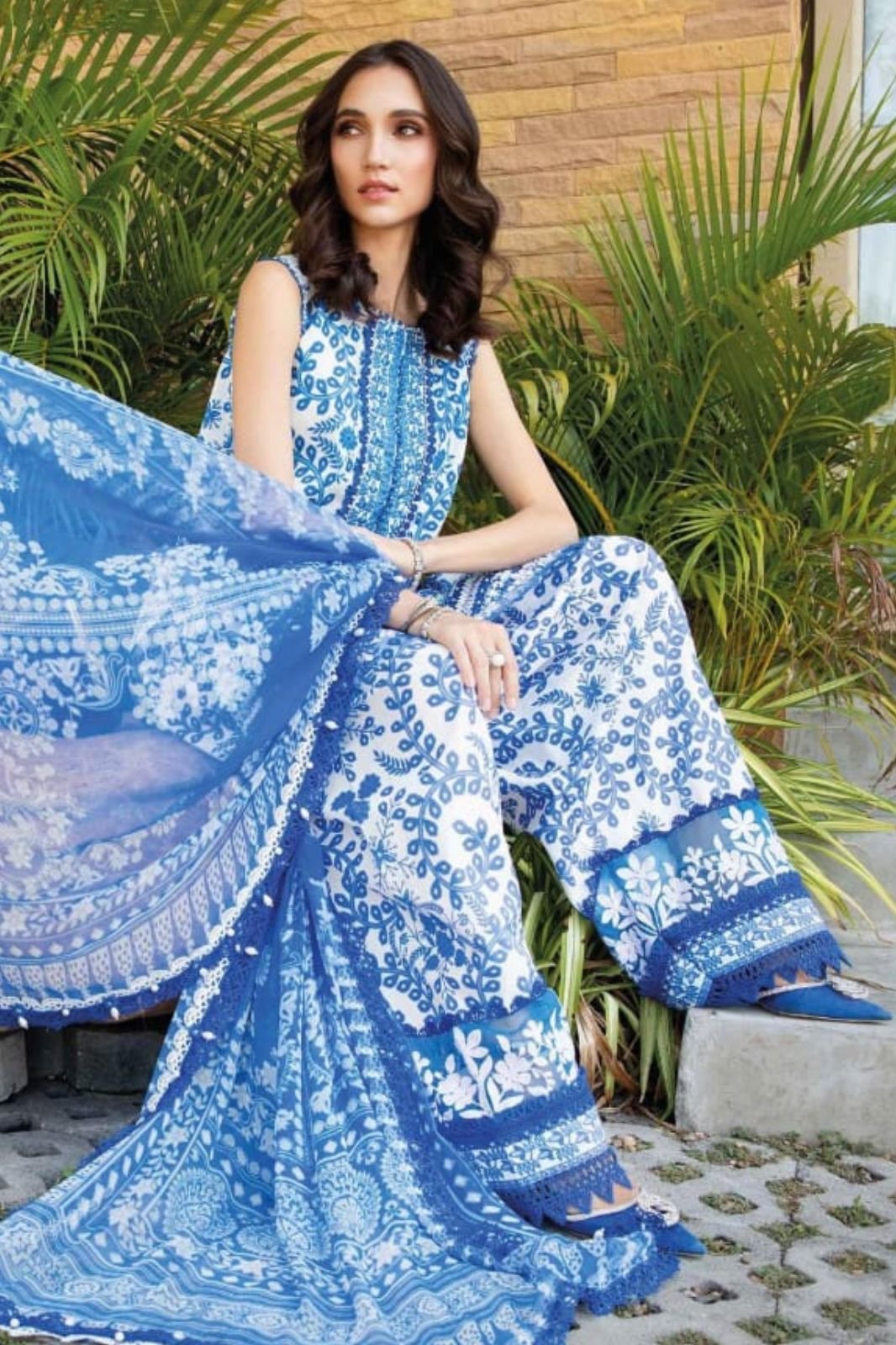 Deepsy Suits Maria B M Print 25 Cotton Salwar Suit 1163