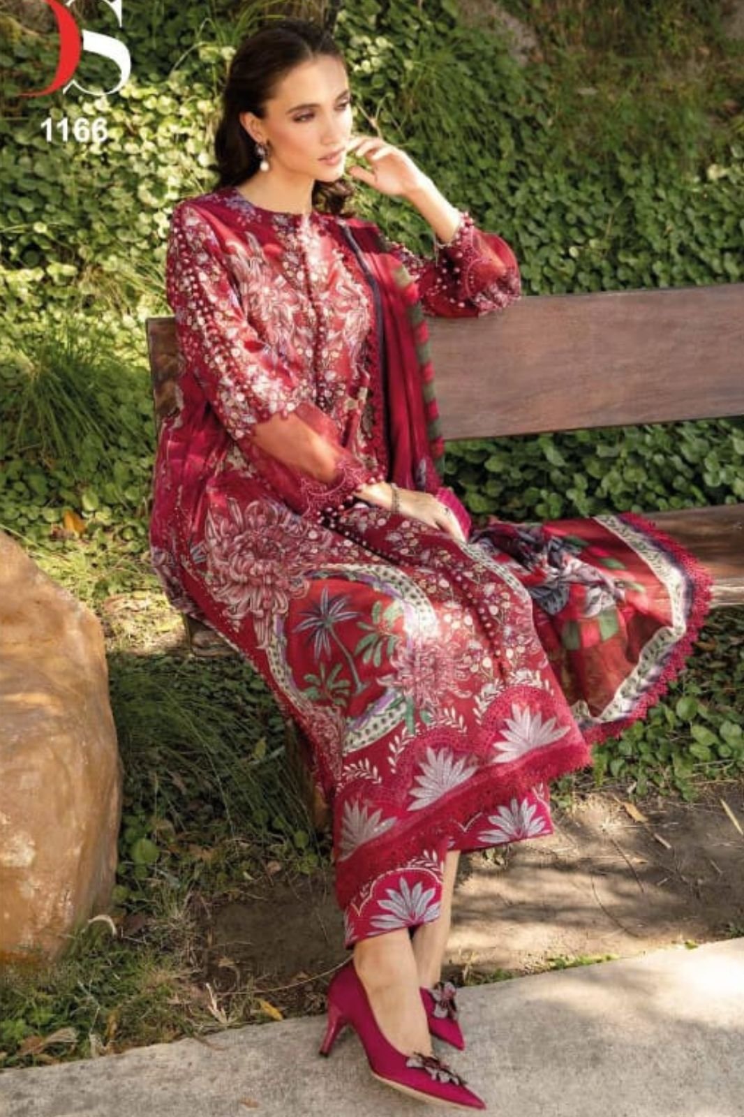 Deepsy Suits Maria B M Print 25 Cotton Salwar Suit 1166